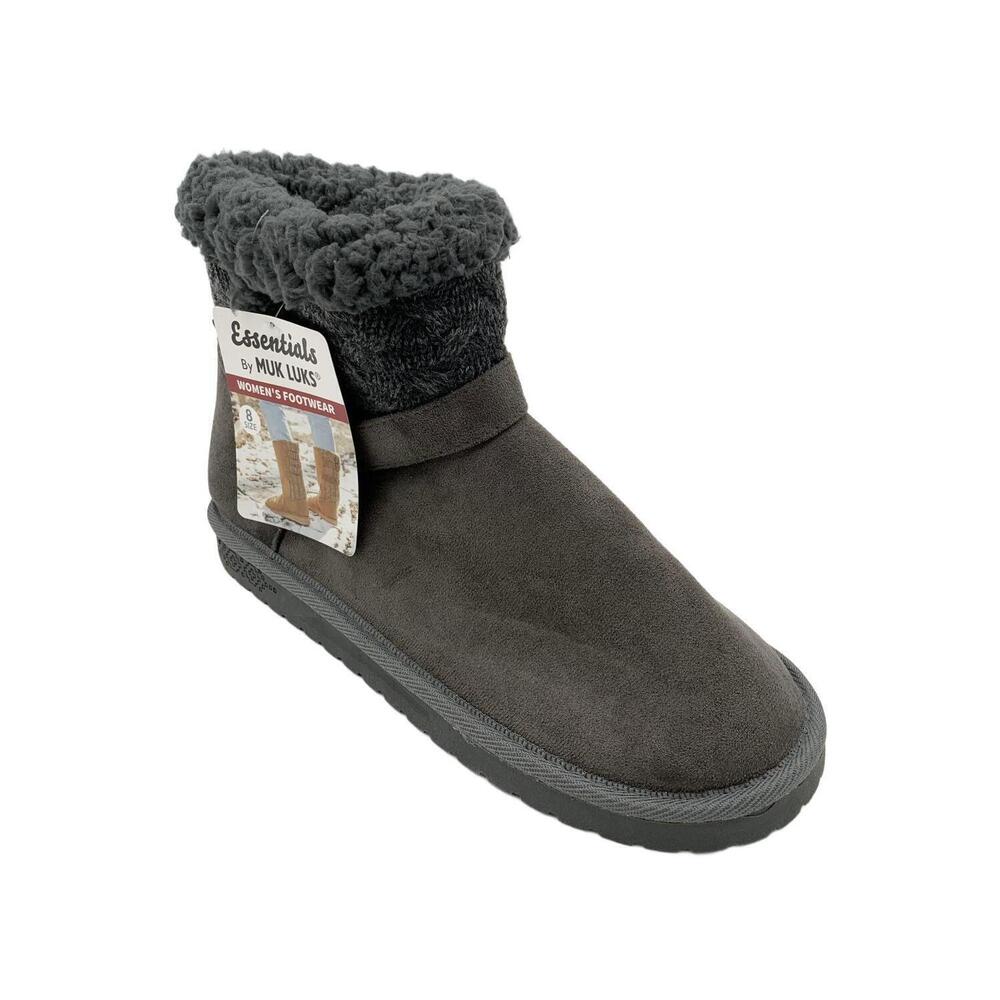 Muk Luks Women's Alyx Fashion Boots Gray - Medium